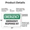 Signmission Response Kit, 24 in W x Rectangle, Plastic OS-2PACK-EM-P-1824-L-10312 - alternate 4